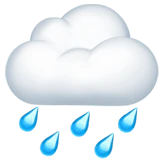rain emoji